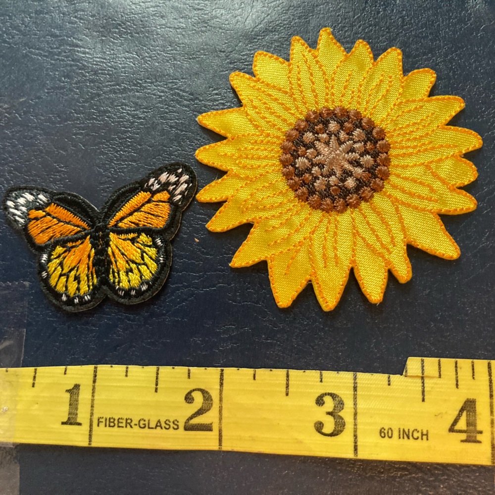 Monarch Butterfly and Sun patches